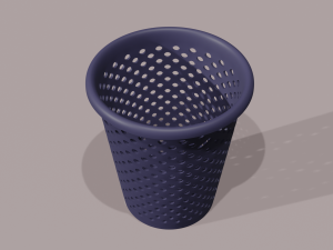 Plastic Dustbin 3D Модель