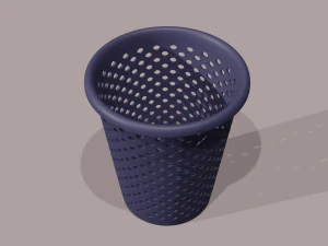 Plastic Dustbin 3D Model