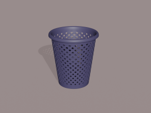 Plastic Dustbin 3D Модель