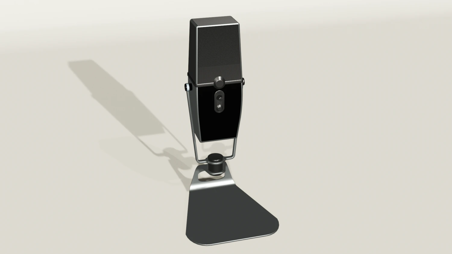 Microphone 3D Model .c4d .max .obj .3ds .fbx .stl .blend