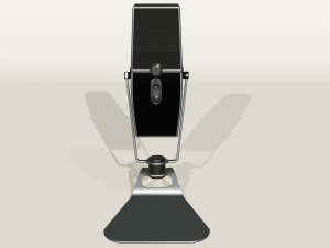 Microphone Modèle 3D
