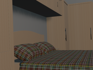 Double Bed Modèle 3D