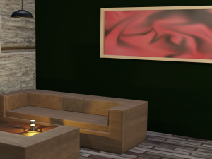 Restaurant Scene Modèle 3D