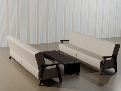 Collezione Sedie e Tavoli Modello 3D