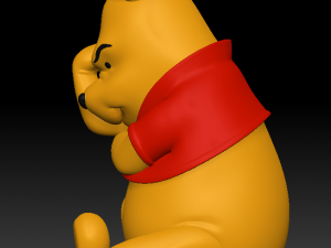 Winnie the pooh think think think 3D Print Model