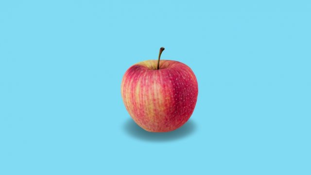 Apple realistic Modelo 3D .c4d .max .obj .3ds .fbx .stl .blend 