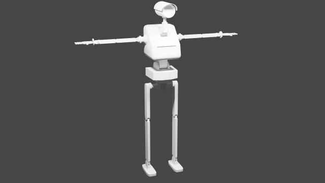КАМЕРА РОБОТ 3D Модель .c4d .max .obj .3ds .fbx .stl .blend
