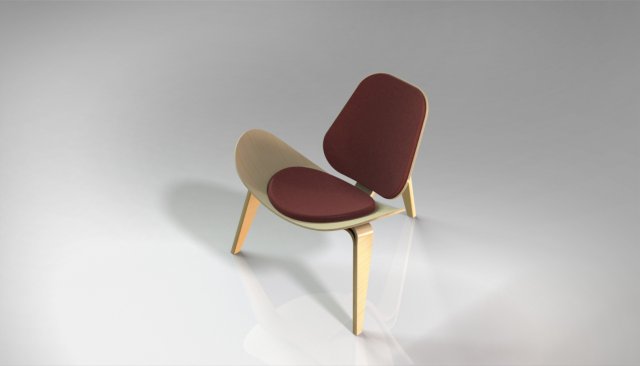 モダンな椅子 3Dモデル .c4d .max .obj .3ds .fbx .stl .blend 