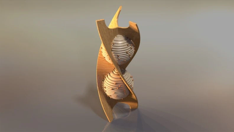 Ornament N1 3D Model .c4d .max .obj .3ds .fbx .stl .blend 