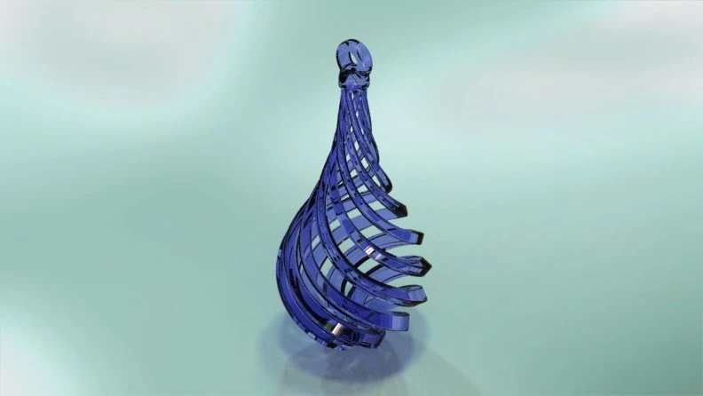 Ornament N2 3D Model .c4d .max .obj .3ds .fbx .stl .blend 