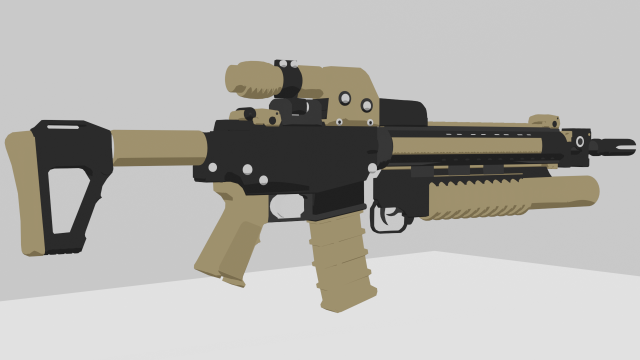 Weapon 3D Модель .c4d .max .obj .3ds .fbx .stl .blend 