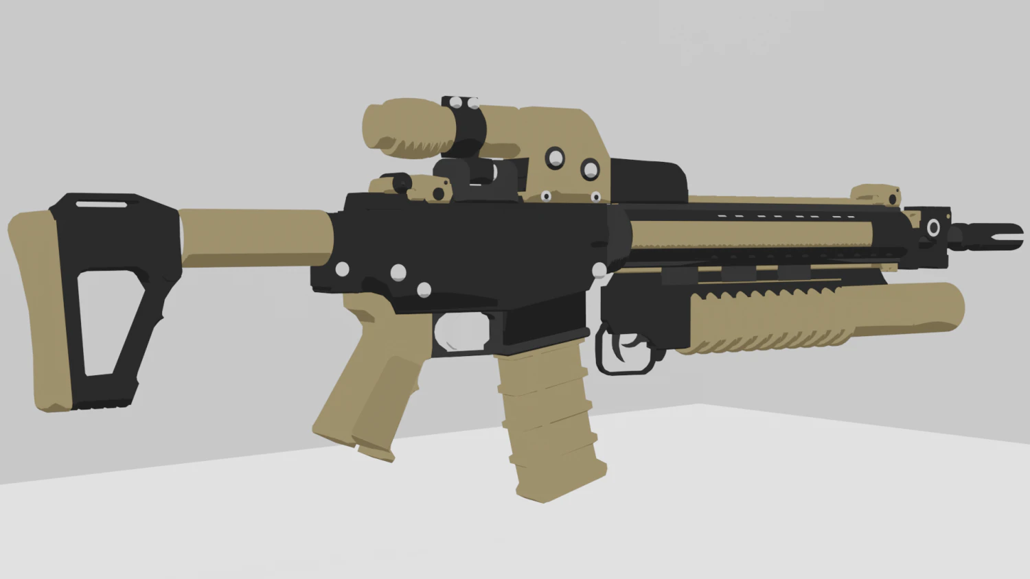 Weapon 3D Model .c4d .max .obj .3ds .fbx .stl .blend 