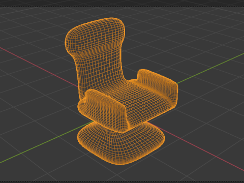 Armchair Model 3D