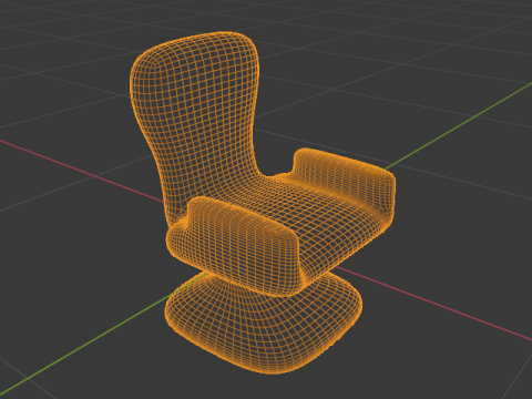 Armchair 3D Modell
