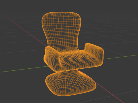 Armchair 3D Modell