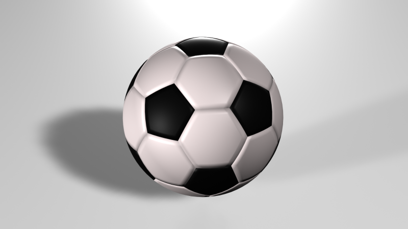 Soccer ball 3D Model .c4d .max .obj .3ds .fbx .stl .blend