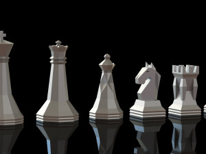 Chess Set Model 02 v01 3D Print Model
