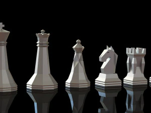 Chess Set Model 02 v01 3D Print Model