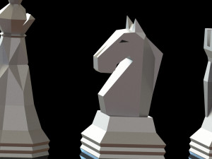 Chess Set Model 02 v01 3D Print Model