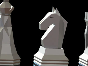 Chess Set Model 02 v01 3D Print Model
