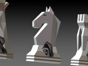 Chess Set Model 02 v02 3D Print Model