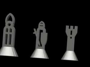 Chess Set Model 03 v01 3D Print Model
