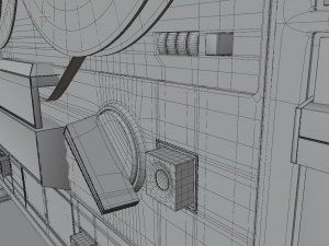 Saturn 202 of a reel-to-reel tape recorder 3D Model
