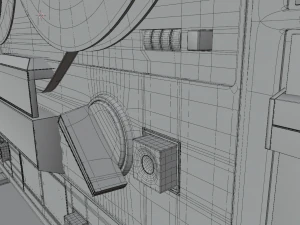 Saturn 202 magnetofonu szpulowego Model 3D