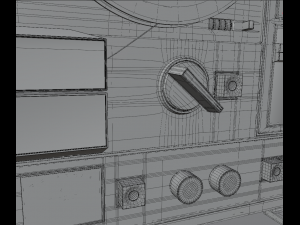 Saturn 202 of a reel-to-reel tape recorder 3D Model