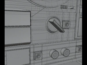 Saturn 202 magnetofonu szpulowego Model 3D