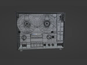 Saturn 202 magnetofonu szpulowego Model 3D