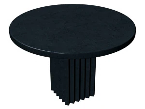 Arc Dining Table - Coffee 3D Model