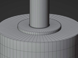 Sustainable collection coffee table greyblack 3D Model