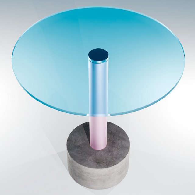 Coffee table Hem pink Modèle 3D .c4d .max .obj .3ds .fbx .stl .blend 