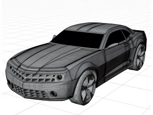 Chevtolet Camaro 2009 3D Model
