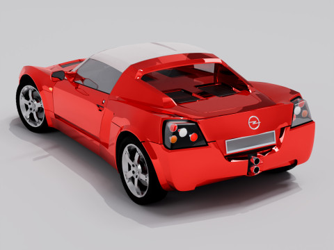 Opel Speedster 2005 3D-Modell