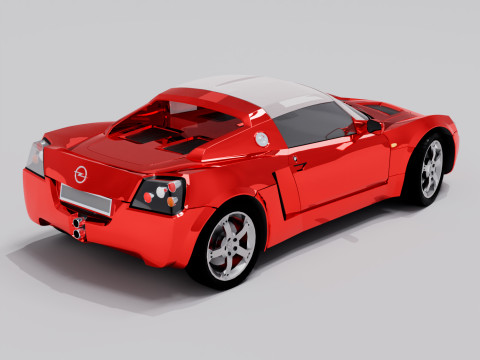 Opel Speedster 2005 3D-Modell
