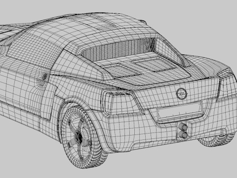 Opel Speedster 2005 3D-Modell