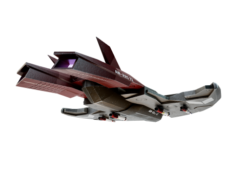 Spaceship AN-221 T1 Modèle 3D