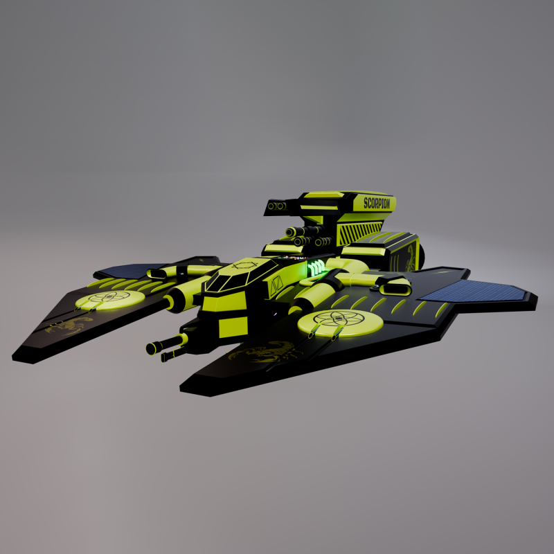 Scorpion 3D Model .c4d .max .obj .3ds .fbx .stl .blend 