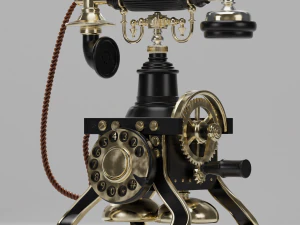 Vintage telephone 3D Model