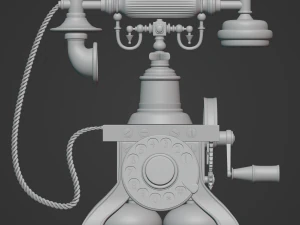 Vintage telephone 3D Model