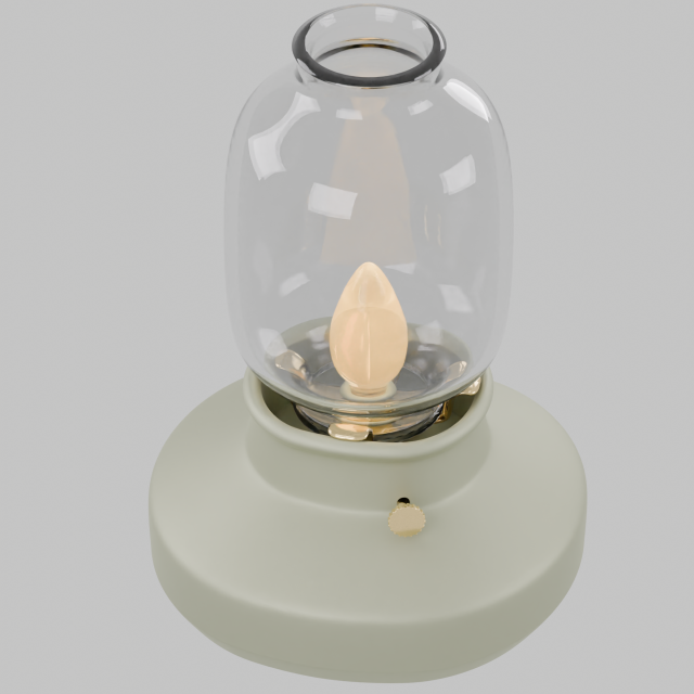 Regular table lamp with beige luminosity intensity Model 3D .c4d .max .obj .3ds .fbx .stl .blend 