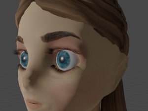 Noa - Rigged and game ready low polygon model Modelo 3D