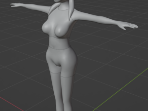 Noa - Rigged and game ready low polygon model Modelo 3D