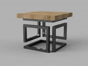 Table for living room 3D Model