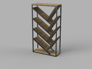 Bookshelf 3D Model