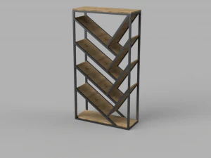 P&oacute;łka na książki Model 3D