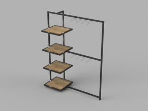 Open closet 3D Model
