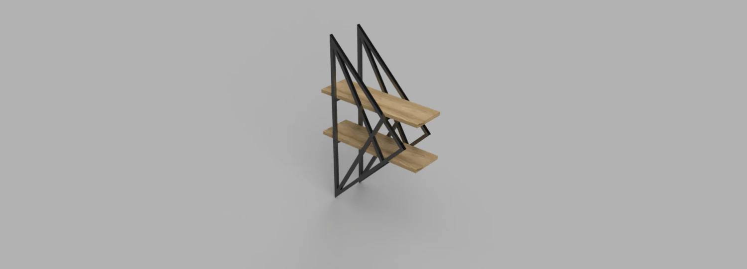 Shelf 4 3D Model .c4d .max .obj .3ds .fbx .stl .blend 